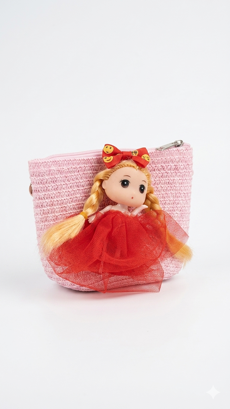 Kaiso Cute Princess Mini Doll Purse & Handbag for Girls