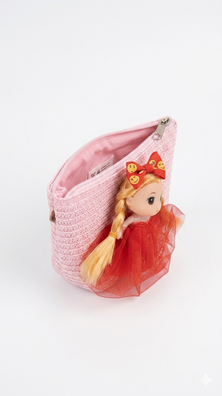 Kaiso Cute Princess Mini Doll Purse & Handbag for Girls