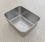 Kaiso Stainless Steel Food Storage Container with Lid – Leakproof, Stackable Fridge Organizer & Meal Prep Box