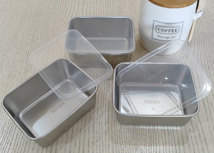 Kaiso Stainless Steel Food Storage Container with Lid – Leakproof, Stackable Fridge Organizer & Meal Prep Box