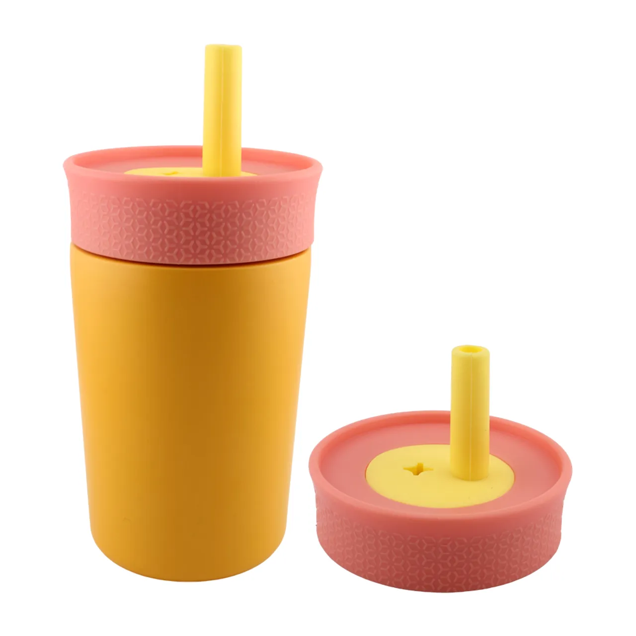 Kaiso Insulated Stainless Steel Tumbler with Spill-Resistant Silicone Straw