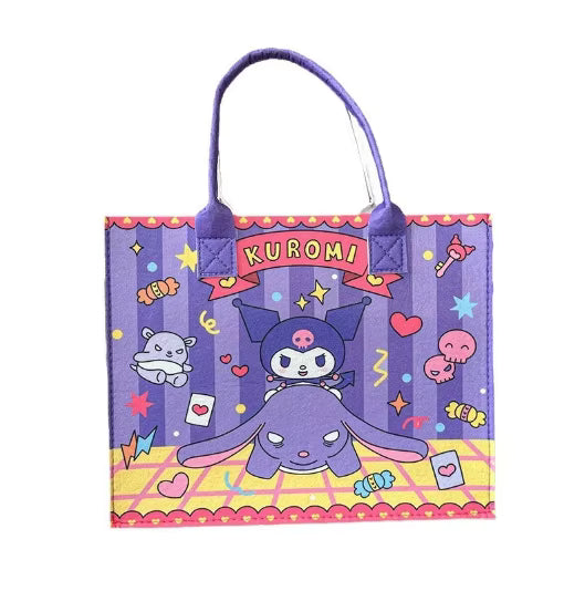 Kaiso Kawaii Character Canvas Tote Bag