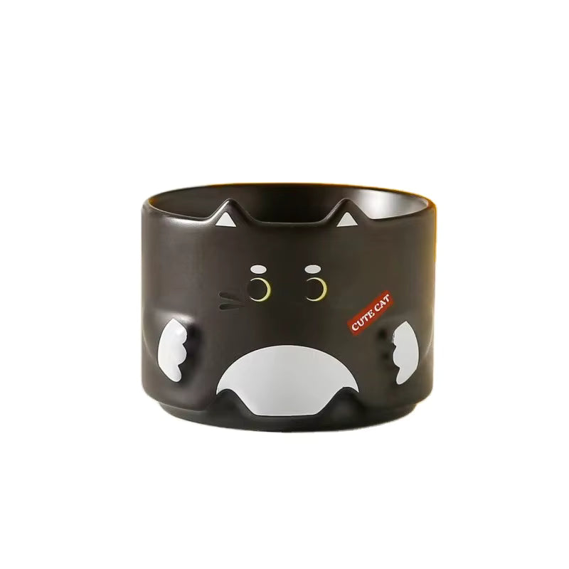 Kaiso Cute Stackable Cartoon Cat Ceramic Coffee Mug