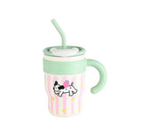 Kaiso Cute Cartoon Animal Theme Insulated Stainless Steel Tumbler with Straw and Handle (700ml)