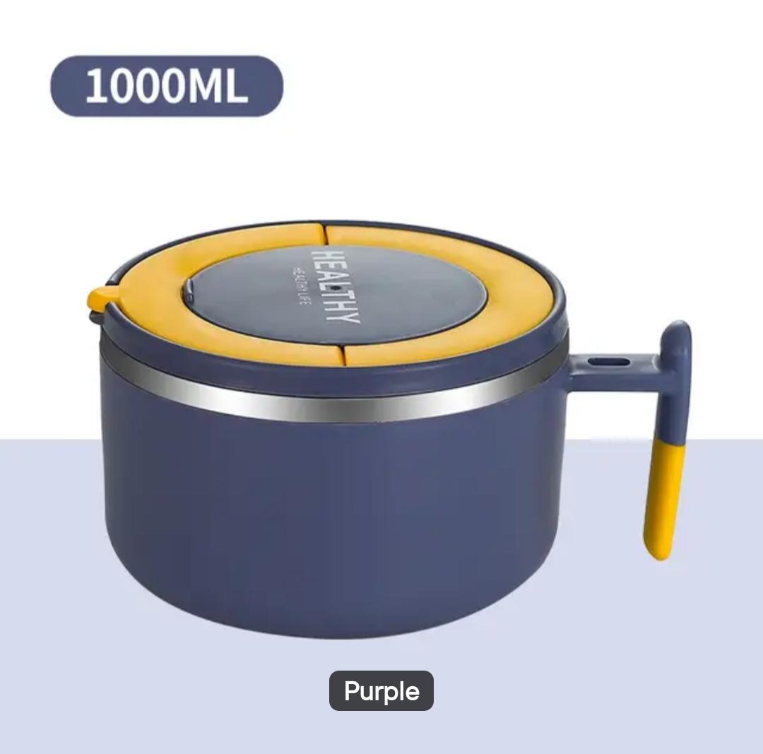 Kaiso Large Capacity Multi-Purpose Mug with Handle and Secure Lid 1000ml