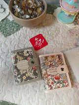 Kaiso Floral Retro Card Holder | 20 Slots Card Organizer Wallet with Button Closure
