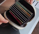 Kaiso Panda-Shaped Leather Cardholder Wallet