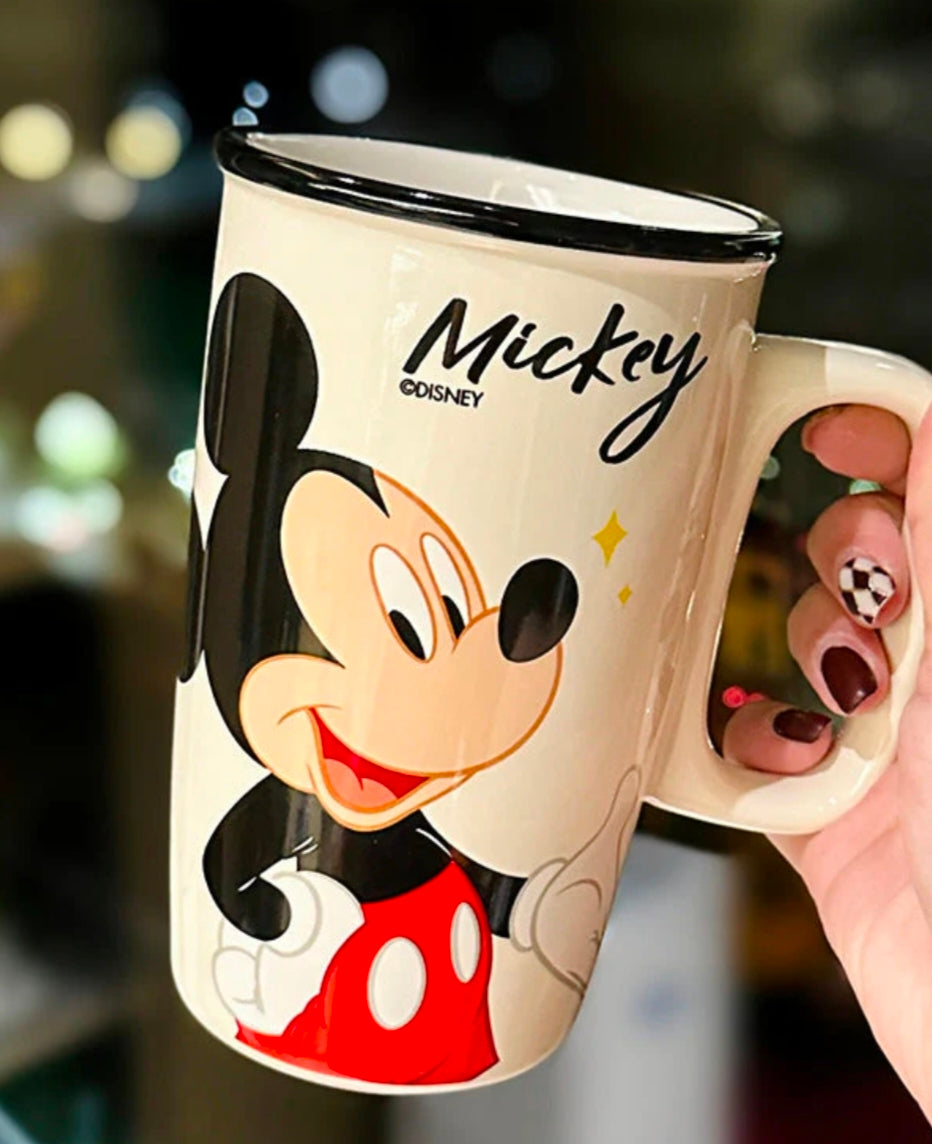 Kaiso Cartoon Print Aesthetic Ceramic Coffee Mug (500ml)