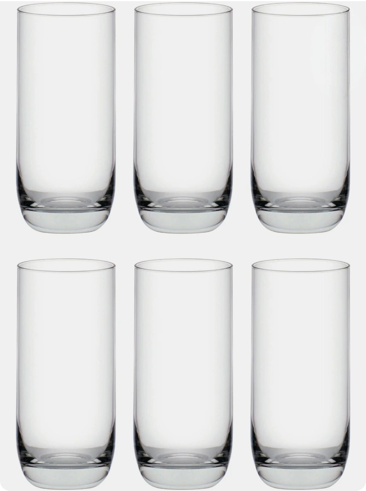 Kaiso Premium Crystal Clear Highball Glass for Juice and Water