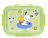 Kaiso 3-Compartment Stainless Steel Insulated Lunch Box with Spoon