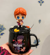 Kaiso Harry Potter-Themed Ceramic Mug with 3D Character Lid