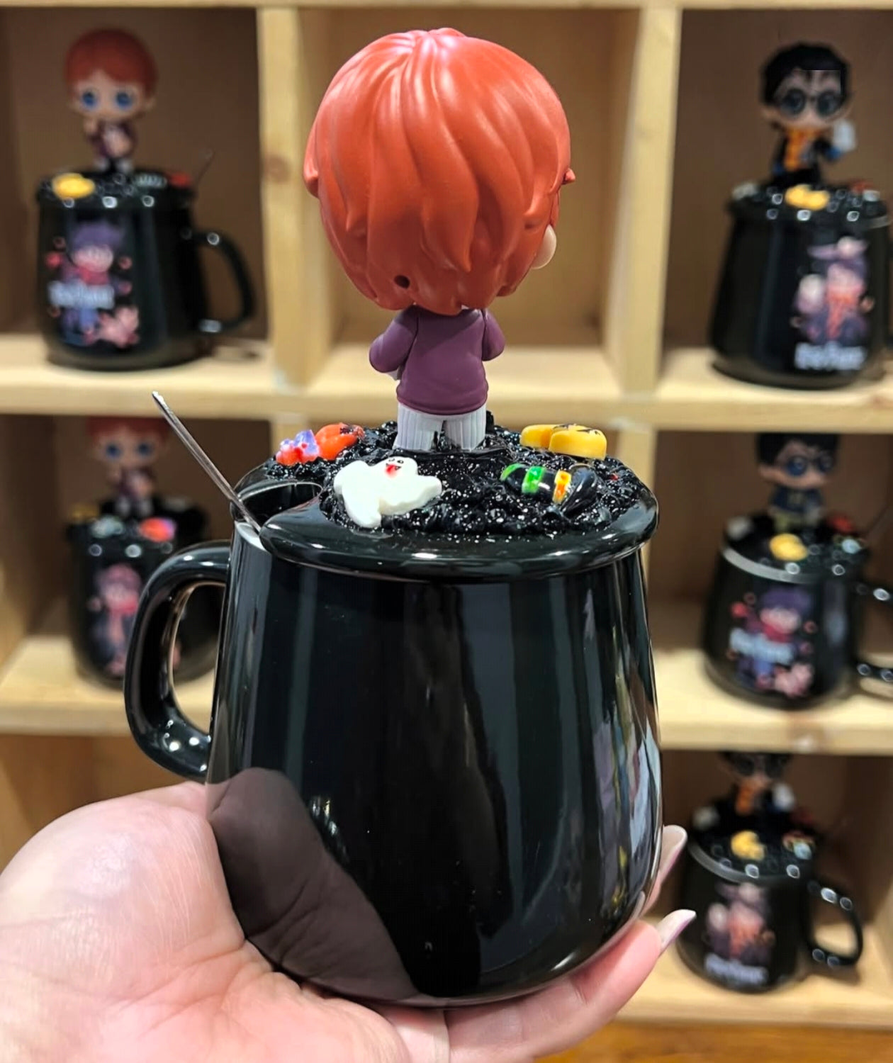 Kaiso Harry Potter-Themed Ceramic Mug with 3D Character Lid