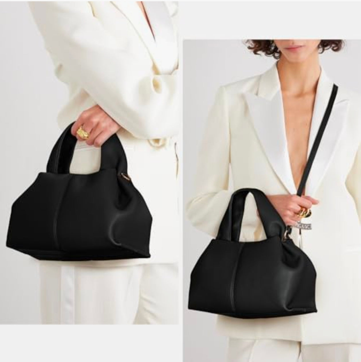 Kaiso Women's Textured Leather Tote & Crossbody Hobo Bag