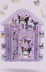 Kaiso Kuromi Purple Stationery Gift Set for Girls