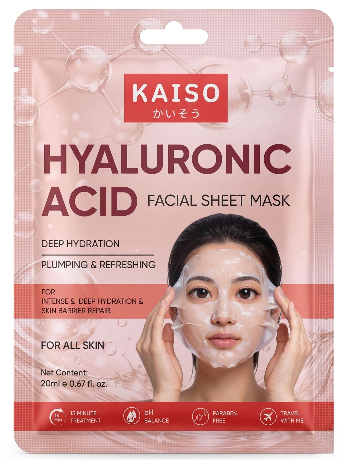 Kaiso Hyaluronic Acid Facial Sheet Mask