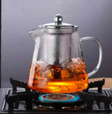 Kaiso Borosilicate Glass Teapot with Stainless Steel Infuser 750ml