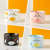 Kaiso Cute Stackable Cartoon Cat Ceramic Mug