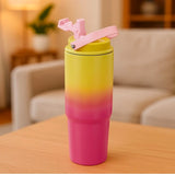 Kaiso Gradient Stainless Steel Insulated Travel Tumbler with Handle & Lid – 900ml