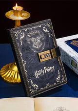 Harry Potter A5 PU Embossment Hardcover Book 224 Pages with Lock