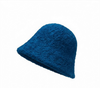 Kaiso Women’s Lamb Wool Bucket Hat (Peacock Blue)
