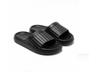 Kaiso Unisex Open Toe Non-Slip Breathable Slippers (Black)