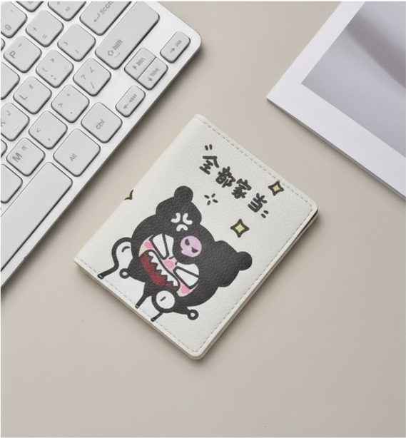 Kaiso Women’s Cute PU Wallet (Angry)