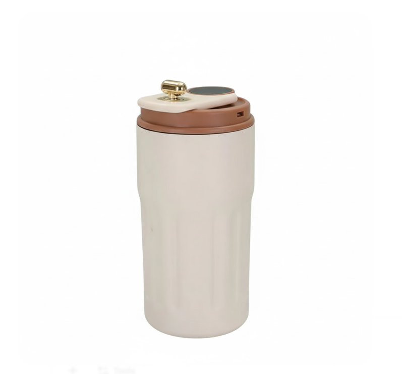Kaiso Temperature Insulated Coffee Mug - 450 ml (Brown)