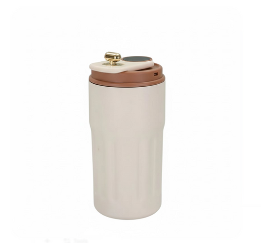 Kaiso Temperature Insulated Coffee Mug - 450 ml (Brown)