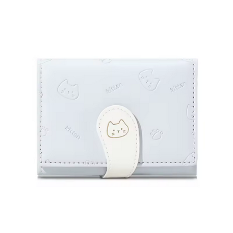 Kaiso cat themed wallet (Blue)