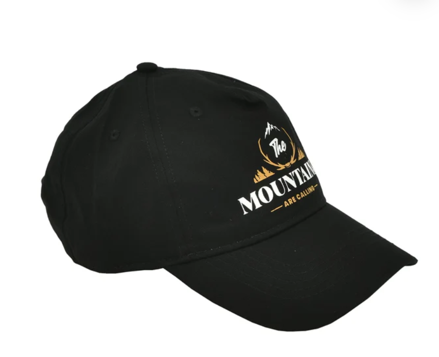 Mountains Are Calling Cap - Black