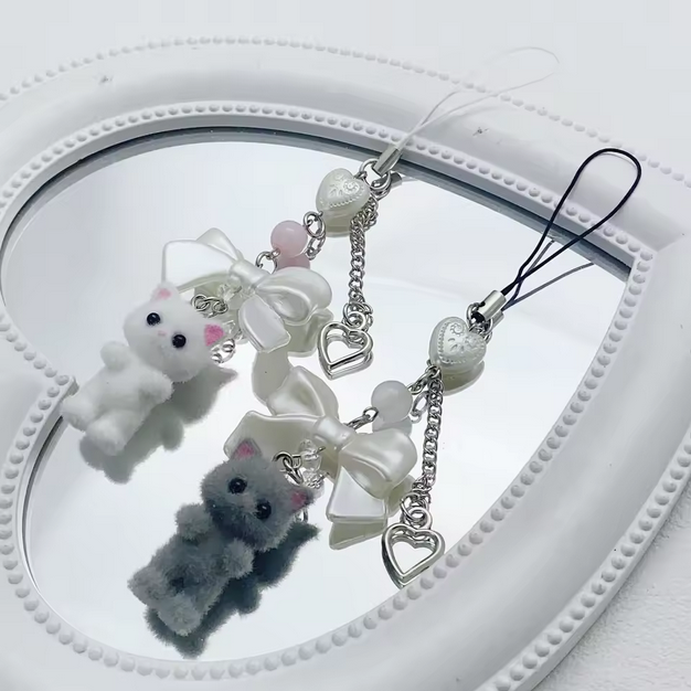 Teddy phone charm