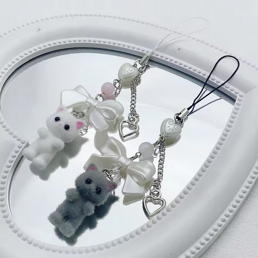 Teddy phone charm