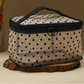 Heart Mesh Luxe Vanity Organizer Bag