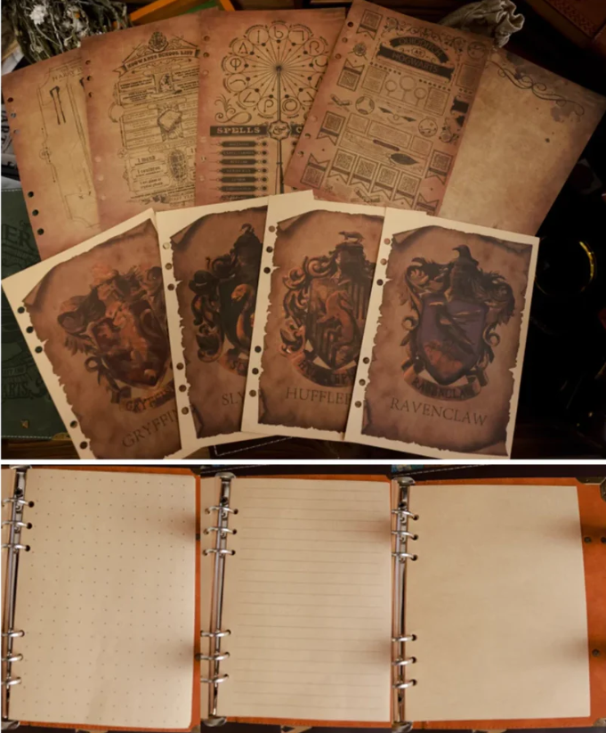 Kaiso Harry Potter diary - Multicolour pages (Hufflepuff)