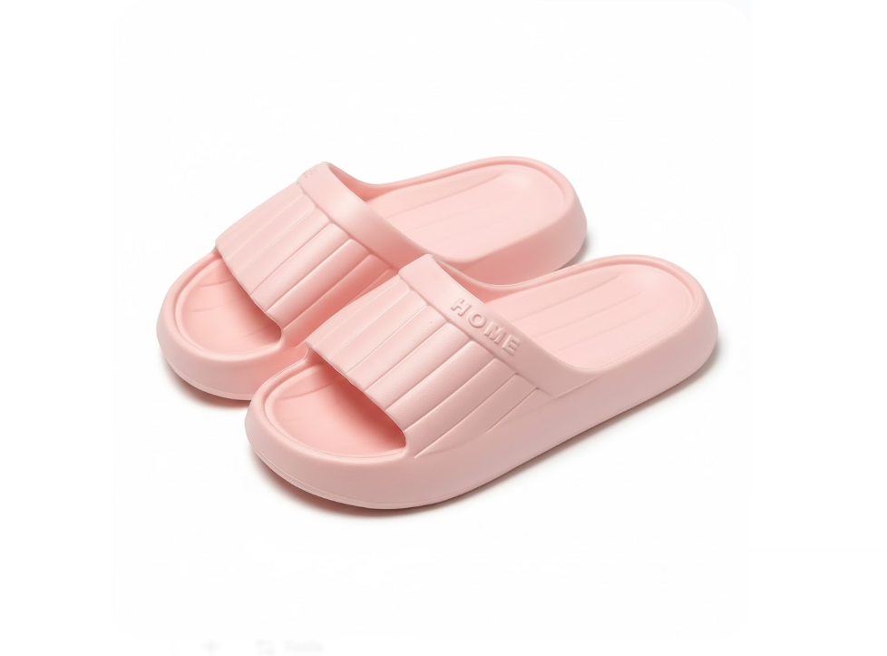 Kaiso Unisex Open Toe Non-Slip Breathable Slippers (Pink)