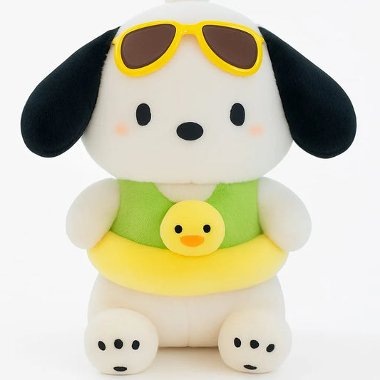 Duck Ring Dog Plush Toy 35 cm – Cute & Soft Kids Gift