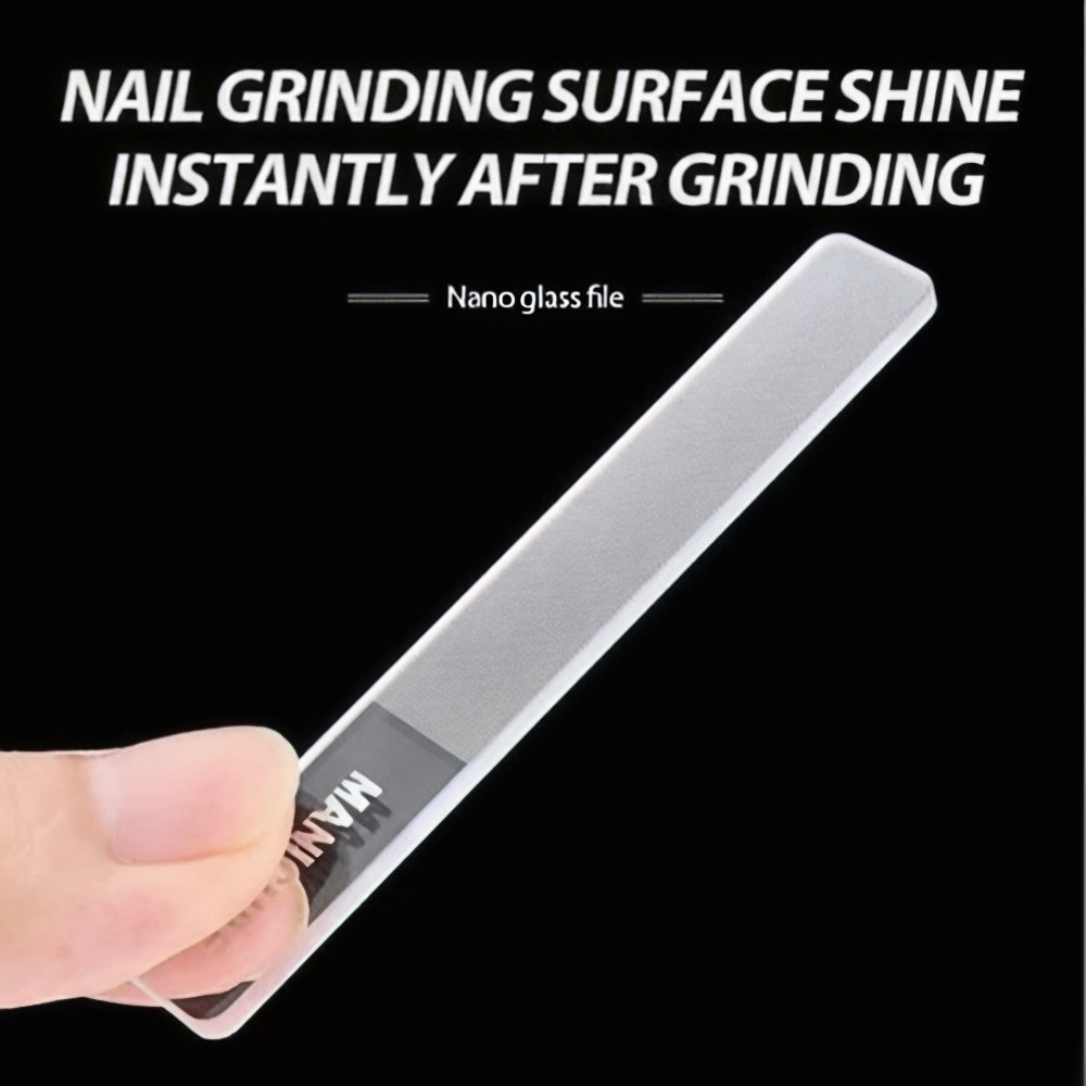Kaiso 4-Piece Premium Stainless Steel Nail Clipper Set with Nano Glass File
