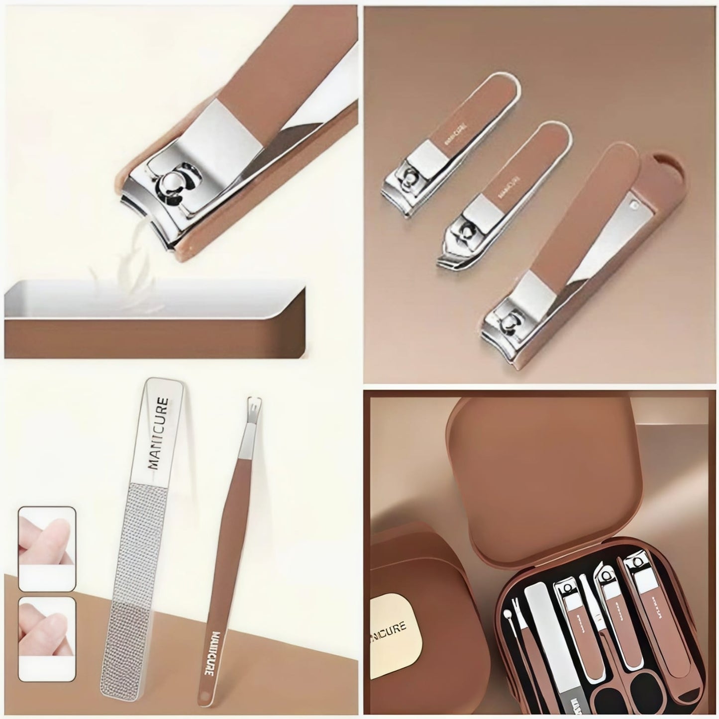 Kaiso Professional 7-Piece Nail Clipper Set