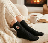 Kaiso Cozy Bear Design Crew Socks