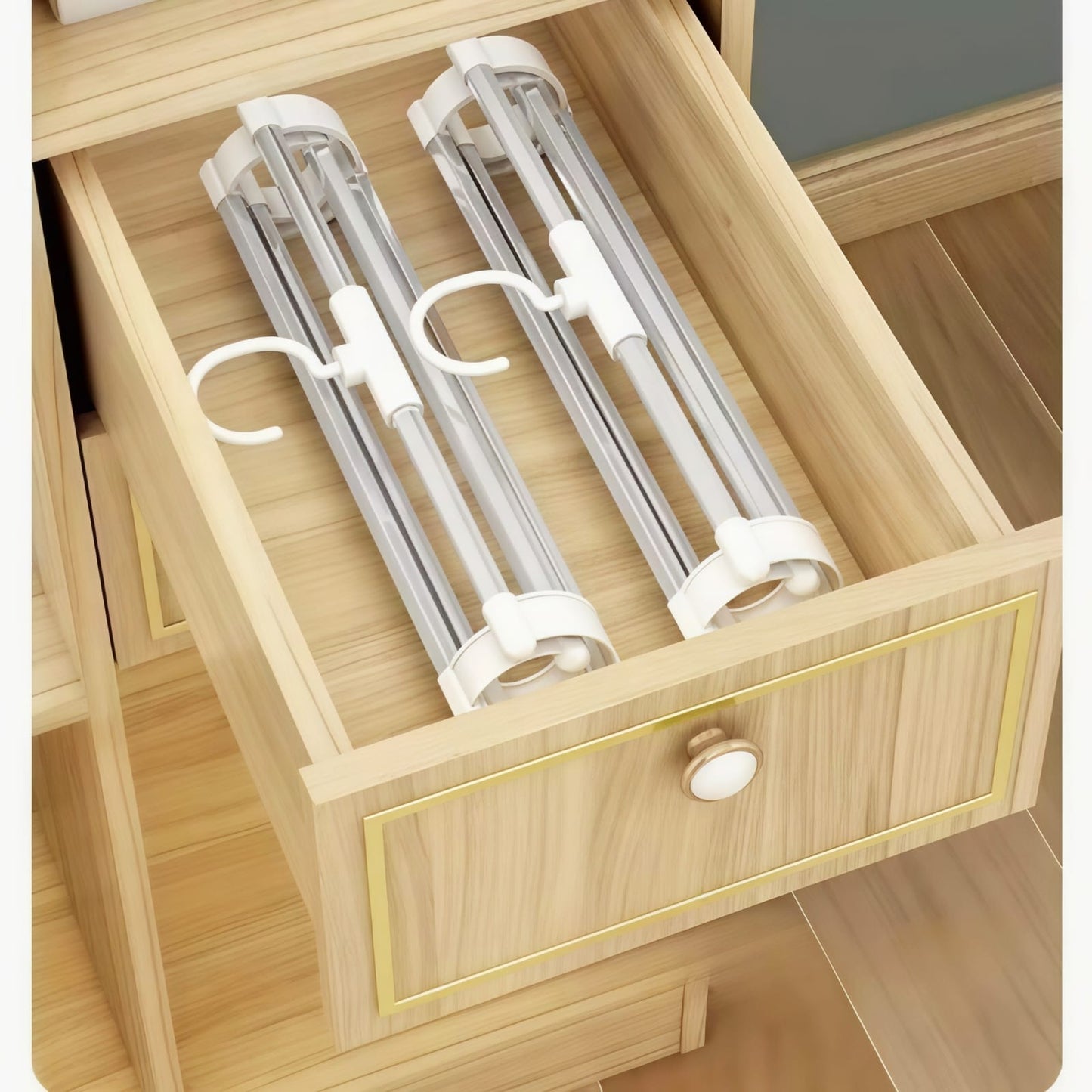 Kaiso Stainless Steel Foldable Wardrobe Clothes Hanger