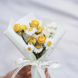 Kaiso Small Handheld Flower Bouquet with Ribbon For Car Interior Decor