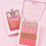 Kaiso Kiss Pretty 4-Color Blush and Highlighter Palette