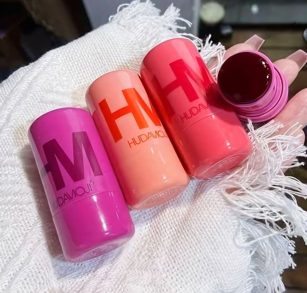 Kaiso 4-Piece Jelly Tint Set for Lips and Cheeks