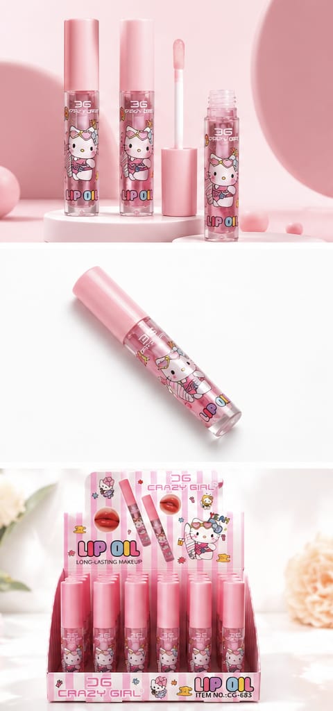 Kaiso Hello Kitty Long-Lasting Hydrating Lip Oil Set