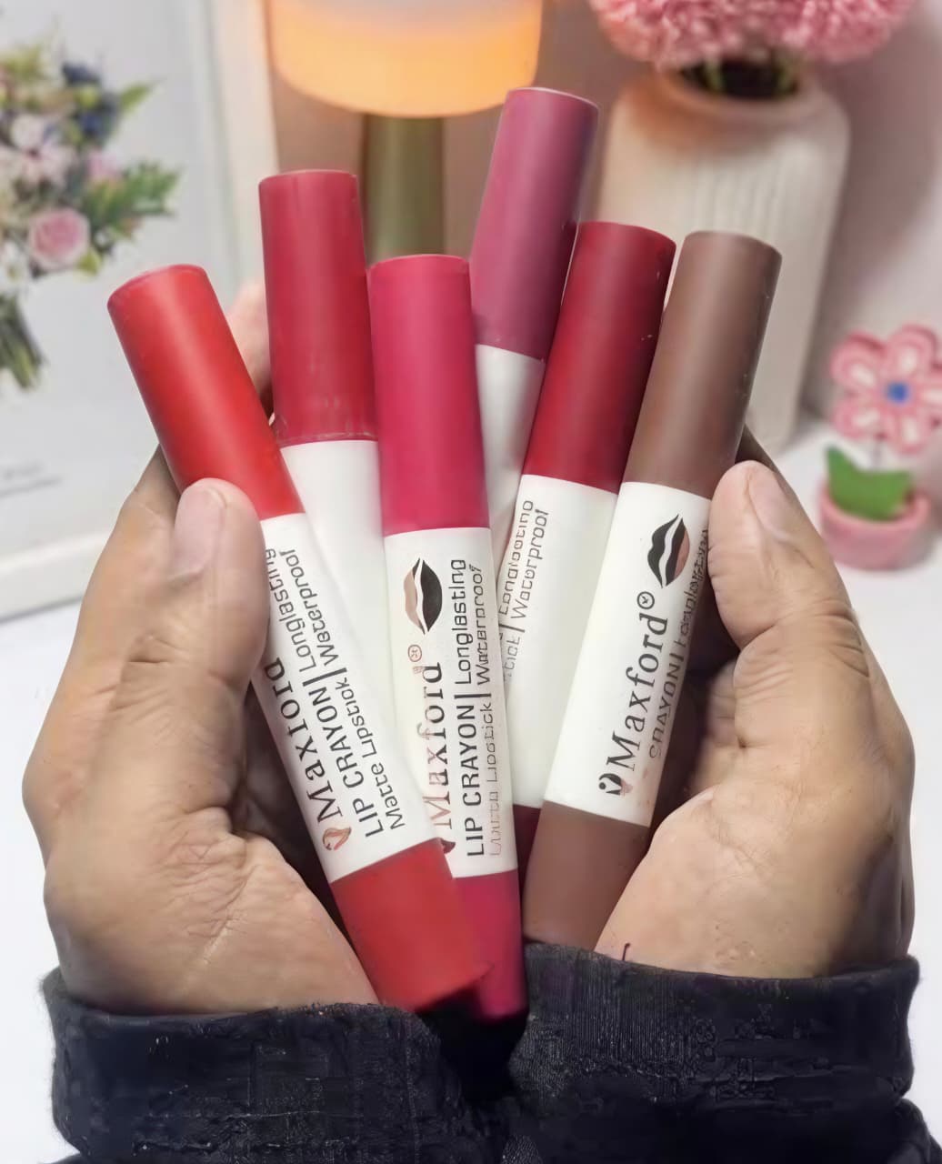 Kaiso Long-lasting Matte Lip Crayon - Waterproof Crayon Lipstick Set