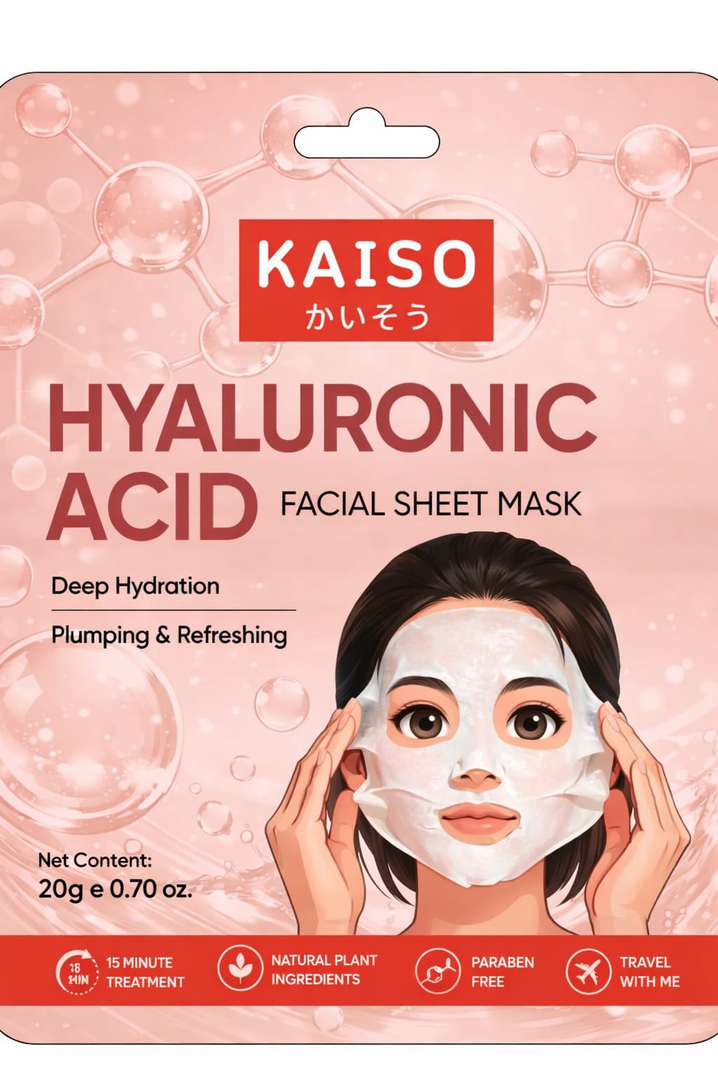 Kaiso Hyaluronic Acid Facial Sheet Mask