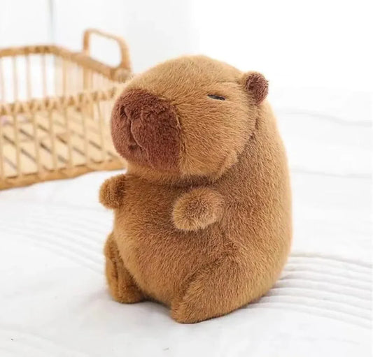Capybara Plush Toy with Duck Bag – 30 cm | Cute Soft Stuffed Animal