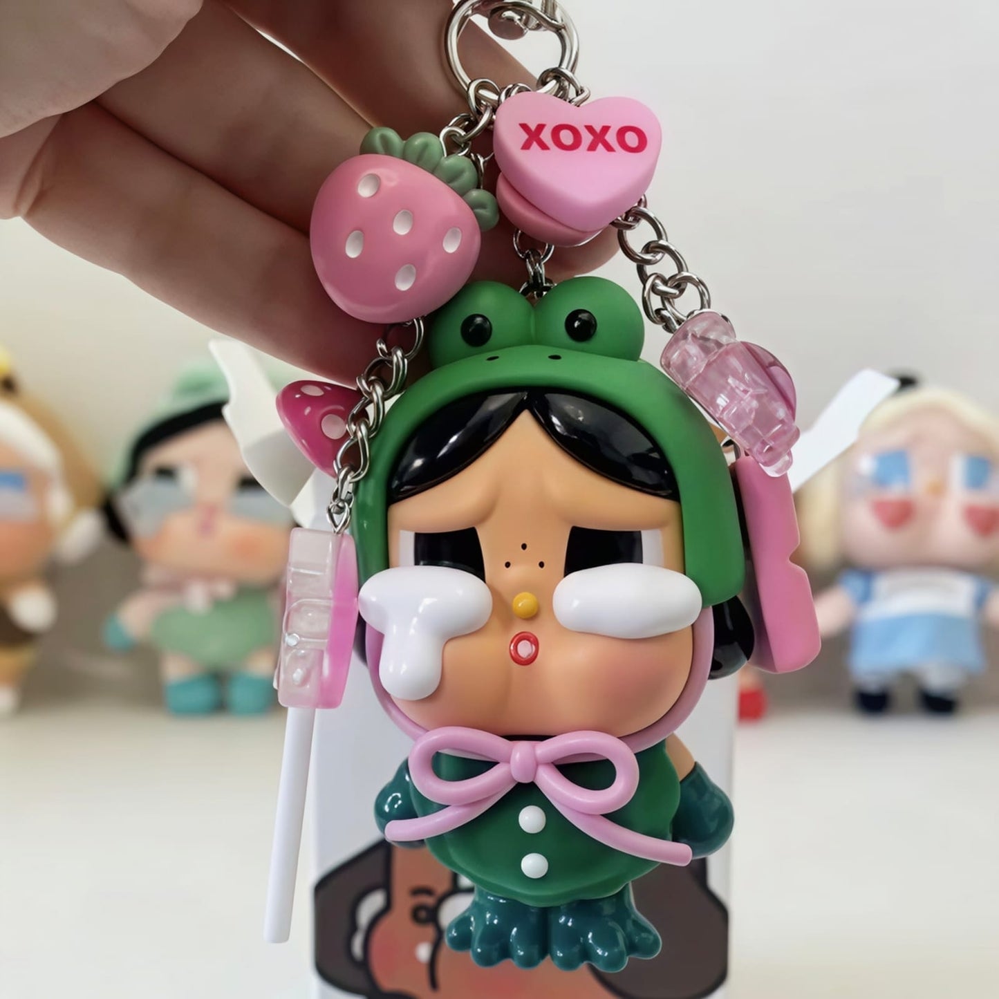 Kaiso What A Frog Candy Keychain/Bag Charm