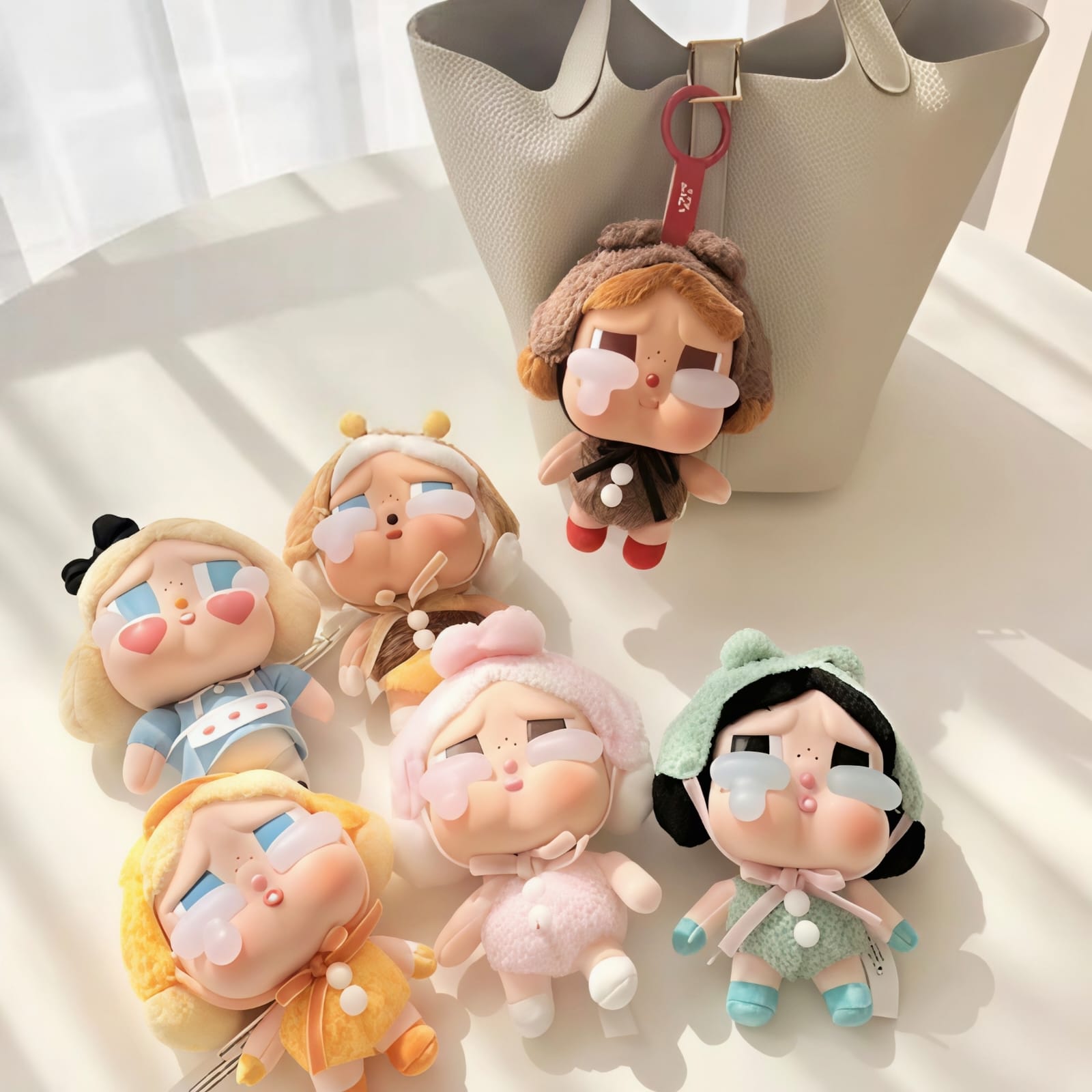 Kaiso Crybaby Crying Again Series Plush keychain