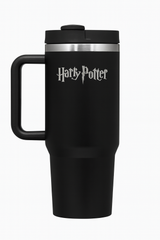 Kaiso Harry Potter tumbler with steel straw 1200 ml (Black)
